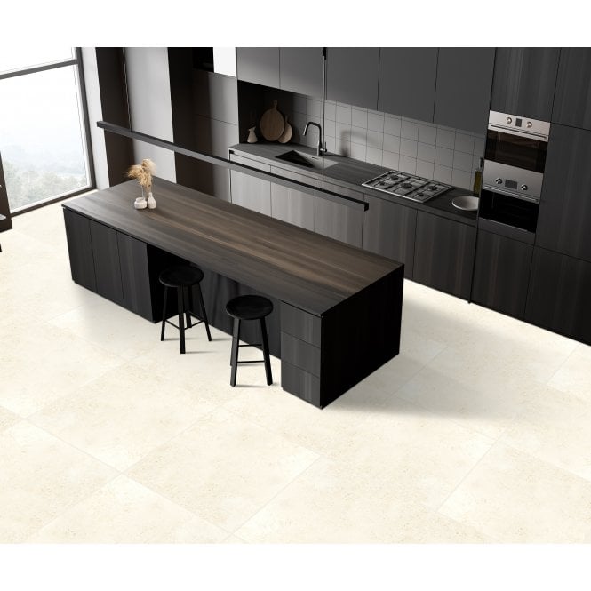 Framenta Cream 60cm x 60cm Wall and Floor Tile