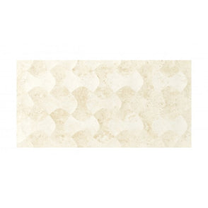 Framenta Cream Decor 30cm x 60cm Wall Tile