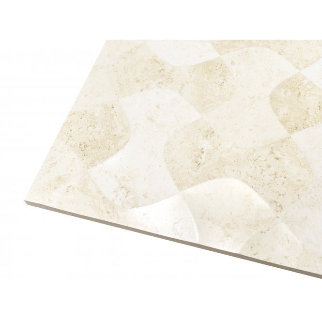 Framenta Cream Decor 30cm x 60cm Wall Tile