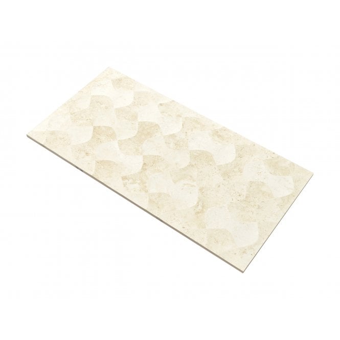 Framenta Cream Decor 30cm x 60cm Wall Tile