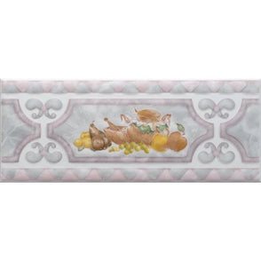 Heckstream Fruit Rose 10cm x 25 Border Tile