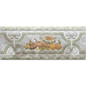 Heckstream Fruit Victorian 10cm x 25 Border Tile