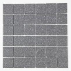 Full Body Anti Slip Dark Grey (4.8cm x 4.8cm) 30.6cm x 30.6cm Wall & Floor Mosaic Tile