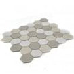 Full Body Hexagon Light Mix Mosaic (5.1cm x 5.1cm) 32.5cm x 28.1cm Wall & Floor Tile