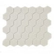 Full Body Hexagon Matt Cream Mosaic (5.1cm x 5.1cm) 32.5cm x 28.1cm Wall & Floor Tile