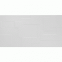 British Ceramic Tile Function and Form Patchwork White Satin 24.8cm x 49.8cm Wall Tile