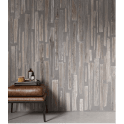 Ceramica Sant Agostino Fusion Art Grey 30cm x 120cm Floor Tile