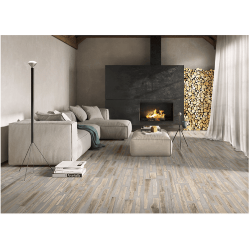 Ceramica Sant Agostino Fusion Art Natural 30cm x 120cm Floor Tile