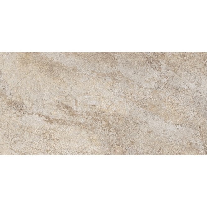 Gaia Cream Stone Effect 29.8cm x 59.8cm Wall & Floor Tile