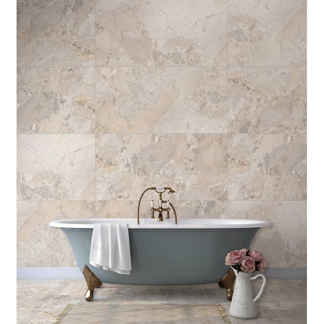 Geo Pebbles Beige 30cm x 60cm Wall and Floor Tile