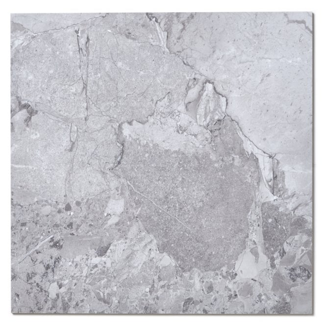 Geo Grey 60cm x 60cm Wall and Floor Tile