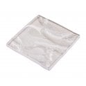 Gia Pearl Sparkle 9.8cm x 9.8cm Glass Tile
