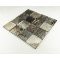 Glacier Golden Wood 30cm x 30cm Mosaic Tile