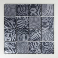 Glacier Grey Wood 30cm x 30cm Mosaic Tile