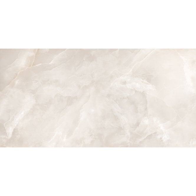 Glacier Onyx Grey Polished Porcelain 60cm x 120cm Wall and Floor Tile