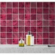 Glacier Red Wood 30cm x 30cm Mosaic Tile