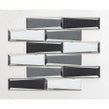 Glass Black Mix 30cm x 30cm Mosaic Tile