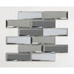 Glass Grey Mirror Mix 30cm x 30cm Mosaic Tile