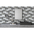 Glass Grey Mirror Mix 30cm x 30cm Mosaic Tile