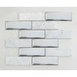 Glass Mirror Mix Carrara 30cm x 30cm Mosaic Tile