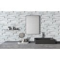 Glass Mirror Mix Carrara 30cm x 30cm Mosaic Tile