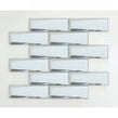 Glass Mirror White 30cm x 30cm Mosaic Tile