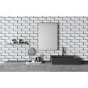 Glass Mirror White 30cm x 30cm Mosaic Tile
