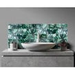 Glass Shell Green 7.5cm x 30cm Wall Tile