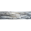 Glass Shell Grey 7.5cm x 30cm Wall Tile
