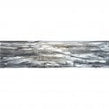 Glass Shell Grey 7.5cm x 30cm Wall Tile