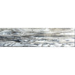 Glass Shell Grey 7.5cm x 30cm Wall Tile