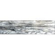 Glass Shell Grey 7.5cm x 30cm Wall Tile