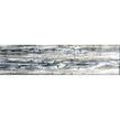 Glass Shell Grey 7.5cm x 30cm Wall Tile