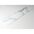 Glass Shell White 7.5cm x 30cm Wall Tile