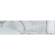 Glass Shell White 7.5cm x 30cm Wall Tile