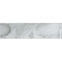 Glass Shell White 7.5cm x 30cm Wall Tile