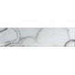 Glass Shell White 7.5cm x 30cm Wall Tile