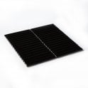 Gloss Black Bar Porcelain 30cm x 30cm Wall & Floor Tiles