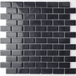 Gloss Black Bond Tiles 2.3cm x 4.8cm Mosaic Wall & Floor Tile