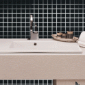 Gloss Black Small Square 30cm x 30cm (2.3cm x 2.3cm) Toto Mosaic Tile