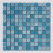 Gloss Blue Mix 30cm x 30cm Mosaic Tile