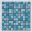 Gloss Blue Mix 30cm x 30cm Mosaic Tile