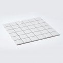 Gloss White Large Square 30.6cm x 30.6cm (4.8cm x 4.8cm) Mosaic Tile