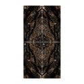 Gold Galaxy Black Bookmatch 4 tile set Wall & Floor Tile