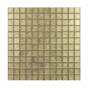 Gold Leaf 30cm x 30cm (2.3cm x 2.3cm) Mosaic Wall Tile