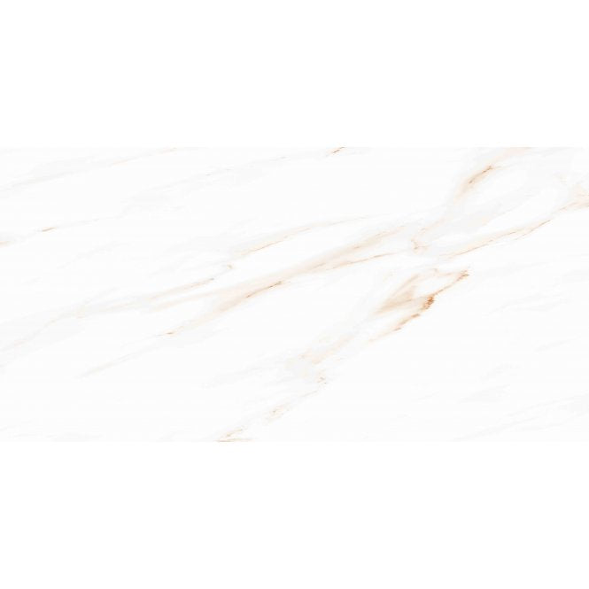 Gold Marmi Statuario Polished 60cm x 120cm Wall and Floor Tile