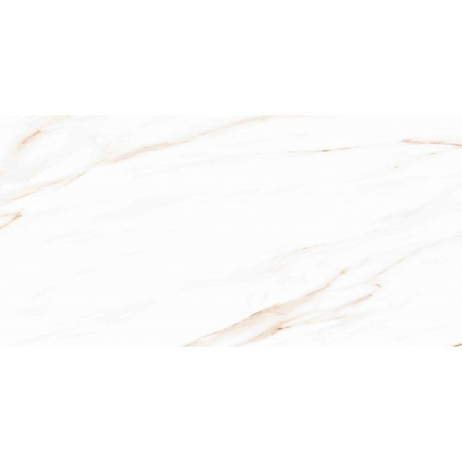Gold Marmi Statuario Polished 60cm x 120cm Wall and Floor Tile