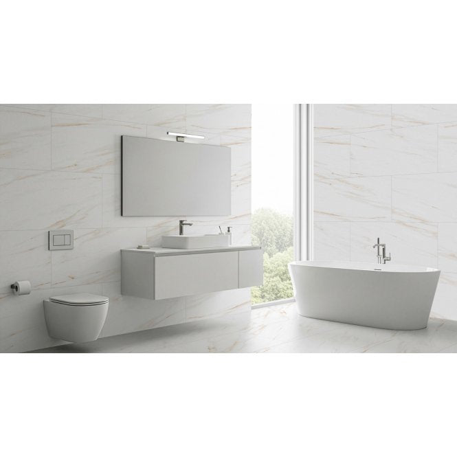 Gold Marmi Statuario Polished 60cm x 120cm Wall and Floor Tile