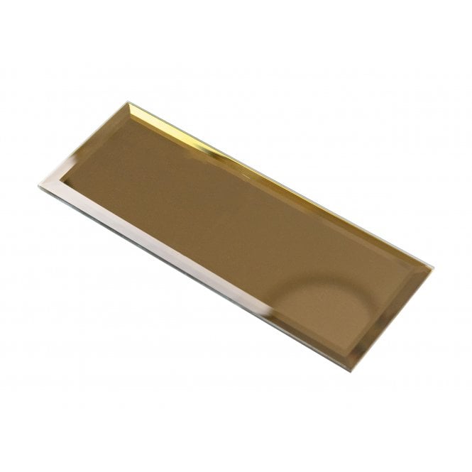 Gold Mirror 7.5cm x 20cm Wall Tile