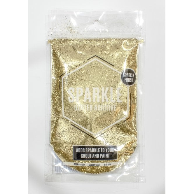 Gold Sparkle Glitter Additive for Grout and Paint 100g
